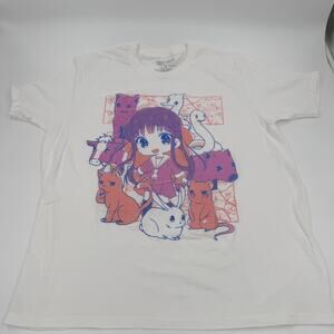 Fruits Basket Chibi Group Boyfriend Fit Girls T-Shirt Crunchyroll Size 2X